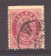 Islande  -  1873  :  Mi  3A  (o)   Dentelé 14 X 13,1/2 - Gebraucht