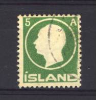 Islande  -  1912  :  Mi  69  (o)  Filigrane Couronne - Usati