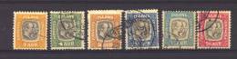 Islande  -  Services  -  1907  :  Mi  24-29  (o) - Dienstzegels