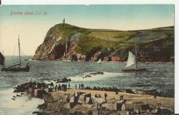UNITED KINGDOM  - ISLE OF MAN - PORT ERIN BAY -MILNER'S TOWER.HALF SHINING SLIGHT BENDING ON UPPER AND LOWER RIGHT CORNE - Isle Of Man