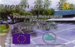 MICRONESIA - Remote Memory 5$ Card , North-Rep Promoting Renewable Energy, Used - Mikronesien