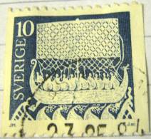 Sweden 1972 Ancient Ship 10ore - Used - Oblitérés