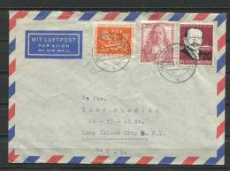 Germany 1957 Cover To USA - Brieven En Documenten