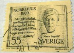 Sweden 1969 Nobel Prize Winner 1909 Selma Lagerlof 55ore - Used - Gebraucht