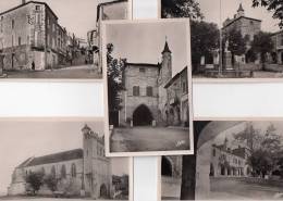 MONFLANQUIN. - . LOT DE 5 CARTES TOUTES SCANEES. EXCELLENT ETAT - Monflanquin