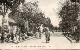 Algerie. Orleansville. Rue D'isly Café Maure - Chlef (Orléansville)