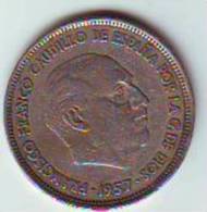 ESPAGNE - 25 PTAS 1957  Très Rare - 25 Pesetas