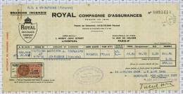 Compagnie D'assurances Royal à Liverpool, Ref1844 - Royaume-Uni
