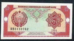 UZBEKISTAN   P74   3   SUM    1994    UNC. - Uzbekistan