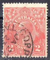 Australia 1918 King George V 2d - Single Crown Wmk Used - COPPING, TASMANIA - Used Stamps