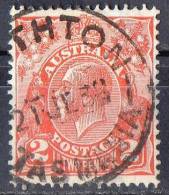 Australia 1931 King George V 2d Red - C Of A Wmk Used - SMITHTON, TASMANIA - Gebruikt