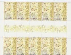 Australia 1998 Champagne Roses - Feuilles, Planches  Et Multiples