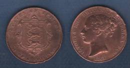 STATES OF JERSEY - 13 OF A SHILLING / 1861 VICTORIA D:G: BRITANNIAR: REGINA F: D: - Jersey