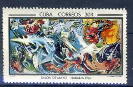 #C2004. Cuba 1967. Painting. Peinture. Gemälde. Michel 1343. MNH(**) NO PAYPAL WALLET ! - Ungebraucht