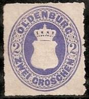 ALEMANIA 1862 (OLDENBOURG) Yvert #18 - No Gum (*) - Oldenburg