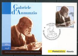 ITALIA / ITALY 2013 - Gabriele D'Annunzio - Maximum Card - Maximumkaarten