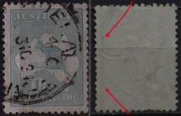 AUSTRALIA  - ERROR - KANGAROO  1 Sh - Wz + VERTICAL  LINE  - Used - ??? - Used Stamps