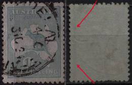 AUSTRALIA  - ERROR - KANGAROO  1 Sh - Wz + VERTICAL  LINE  - Used - ??? - Oblitérés