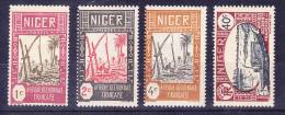 Niger N°29 - 30 - 31 - 39 Neufs Charniere Ou Adhérences Gomme Altérée - Unused Stamps