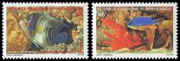 Nouvelle-Calédonie 1988 - Faune Marine, Poissons - 2val Neufs // Mnh - Neufs