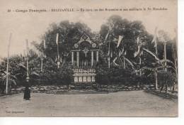 Brazzaville - En 1924,un Des Reposoirs Et Son Architecte Le Fr. Hyacinthe - Brazzaville