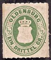 ALEMANIA 1862 (OLDENBOURG) Yvert #15 - No Gum (*) - Oldenbourg