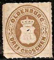 ALEMANIA 1862 (OLDENBOURG) Yvert #19 - No Gum (*) - Oldenburg