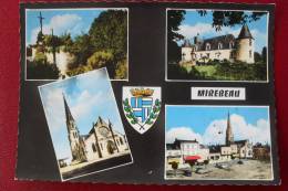 Delcampe - 86 - MIREBEAU En POITOU - 160-6 THEOJAC - Multivues écusson Place De La République - 1965 - Mirebeau