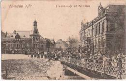 Allenstein Friedrichstraße Mit Kreishaus Belebt 13.1.1916 Gelaufen Olsztyn - Ostpreussen