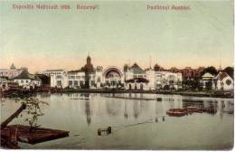 ROMANIA-BUCHAREST-EXPO 1906-AUSTRIA PALACE- ORIGINAL VINTAGE POSTCARD - Rumänien
