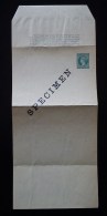 St. Vincent 1880 Specimen - Unused Postal Stationery Newspaper Journal Wrapper Cover - St.Vincent (...-1979)