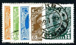 (e1109)  Russia 1927  Sc.382-86 392   Used   Mi.339-42,346 - Gebruikt