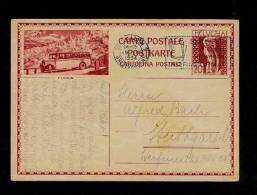 Gc1136 SUISSE St.Gallen 1934 Postal Stationery Stationary Camions Mountains Transports Bus - Vrachtwagens