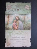 Souvenir De Retraite (M36) MARCHIN 1913 (2 Vues) Louise Grognard - Glorieux St Joseph - Comunión Y Confirmación