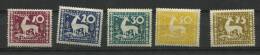 Germany Wurttemberg 1920 Mi 144,146-9 MNH  17 Euro - Nuovi