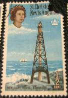 St Christopher Nevis And Anguilla 1963 New Lighthouse Sombrero 0.5c - Used - St.Cristopher-Nevis & Anguilla (...-1980)