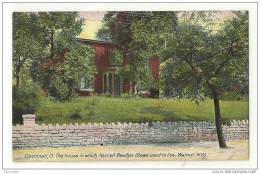 USA-CINCINNATI -OHIO-WALNUT HILLS-the House In Which HARRIETT BEECHER STOWE Used To Live - Cincinnati