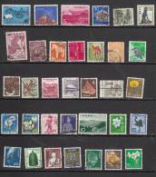 JAPON ° LOT DE 34 TIMBRES OBLITERES DIFFERENTS - Used Stamps