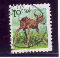 Etats Unis YV 1931 O 1991 Faon - Animalez De Caza