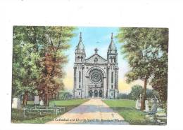 CANADA - MANITOBA - St. BONIFACE Cathedral And Chuch Yard. - Andere & Zonder Classificatie