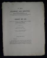 Chemins De Fer Concession Du Chemin De Fer De DAKAR à SAINT-LOUIS ( Sénégal) 1880 Projet De Loi - Railway & Tramway