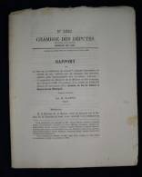 Chemins De Fer Concession Du Chemin De Fer De DAKAR à SAINT-LOUIS ( Sénégal) BLANDIN 1881 Projet De Loi - Bahnwesen & Tramways