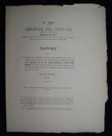 Chemins De Fer  ALGERIE Ligne  Souk-Arrhas à Sidi-el-Hemessi M. JACQUES  1881 Projet De Loi - Ferrovie & Tranvie