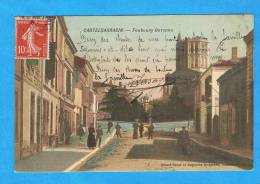 CPA Castelsarrasin Faubourg Garonne 1908 Tarn Et Garonne 82 - Castelsarrasin