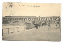 Paris 16ème Arr (75) : Pont Viaduc D'Auteuil Ou Point Du Jour Pris Des Quais En 1909 (animé). - Paris (16)