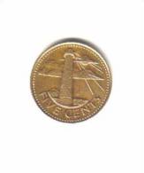 BARBADOS    5  CENTS  1988   (KM # 11) - Barbados (Barbuda)