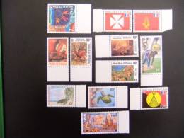 WALLIS ET FUTUNA  AÑO 1997  Yvert Nº 497 / 507 + 509 PA 197 / 198 MNH - Unused Stamps