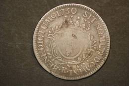 Monnaie, France, Monnaie Royale, Argent,  ECU Louis XV Aux Lauriers 1730 K (Bordeaux) - 1715-1774 Ludwig XV. Der Vielgeliebte