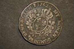 Monnaie, France, Monnaie Royale, Argent,  ECU Louis XV De Béarn Au Bandeau  1762 Vache Pau - 1715-1774 Luigi XV Il Beneamato