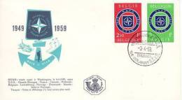 BELGIUM NATO  1959   FDC /zx/ - OTAN